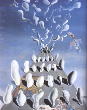 Chair de poule inaugurale Salvador Dali Peinture à l'huile